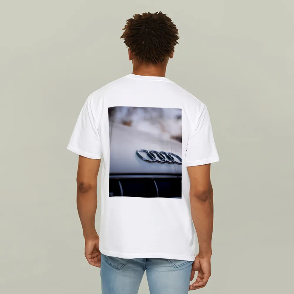 Audi Four Rings Hood Badge Close Up – T-Shirts