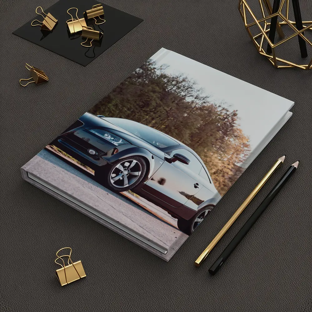 Audi TT Black Coupe Country Road Setting – Notebooks