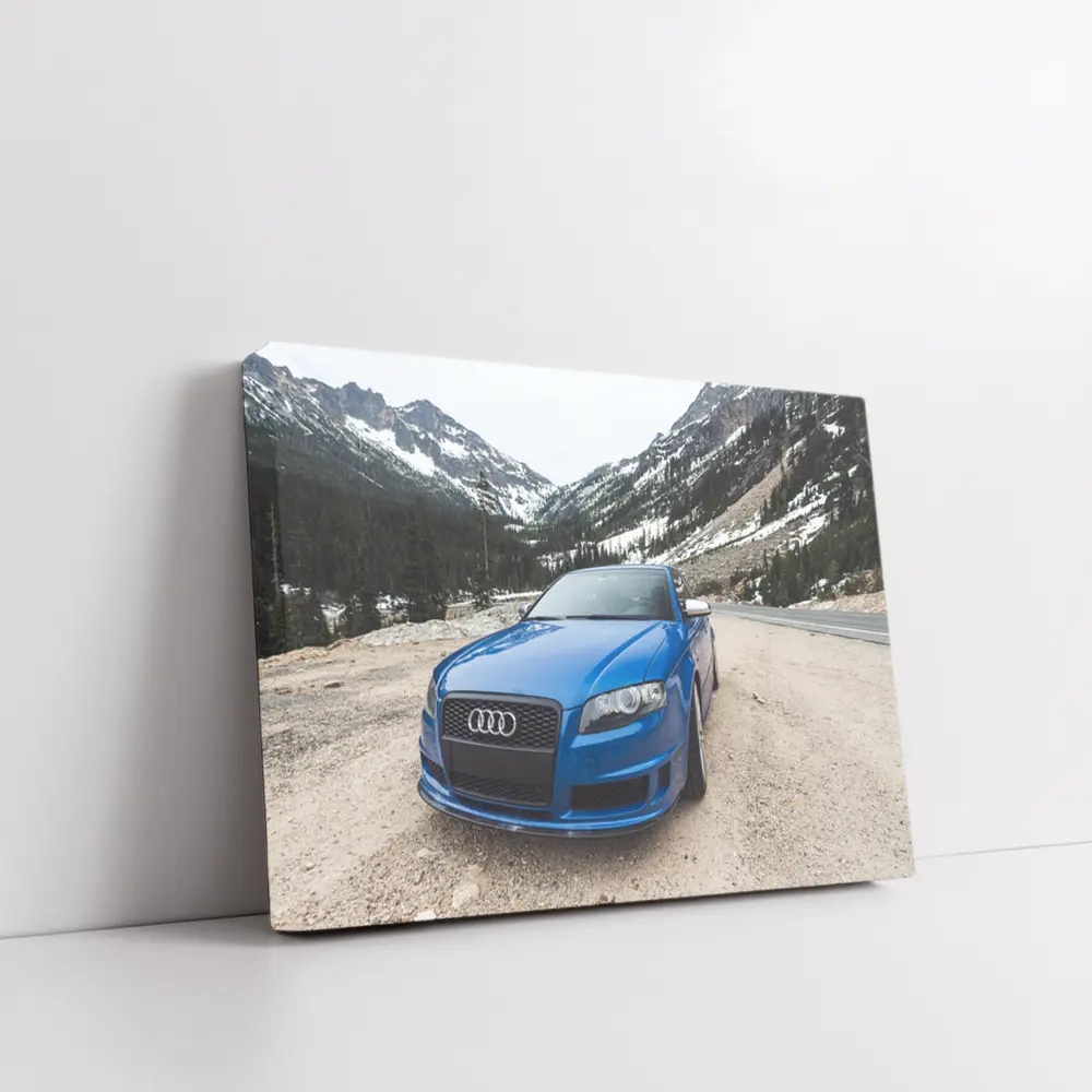 Audi RS4 Blue Mountain Road Setting – Wall Art
