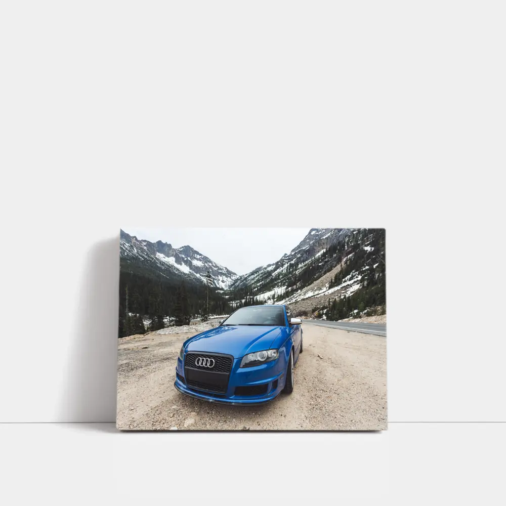 Audi RS4 Blue Mountain Road Setting – Wall Art