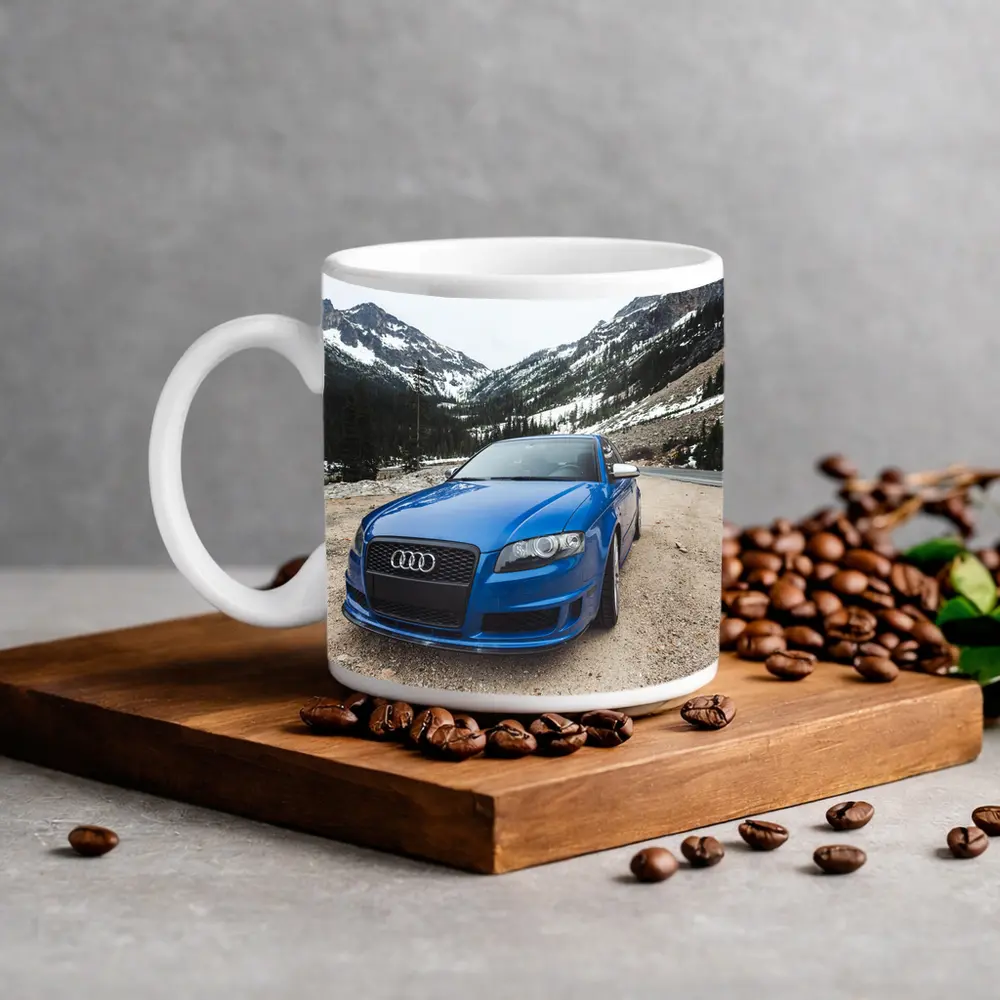 Audi RS4 Blue Mountain Road Setting – Mugs
