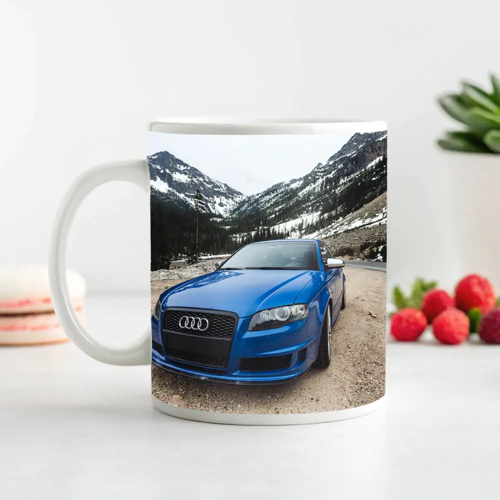 Audi RS4 Blue Mountain Road Setting – Mugs