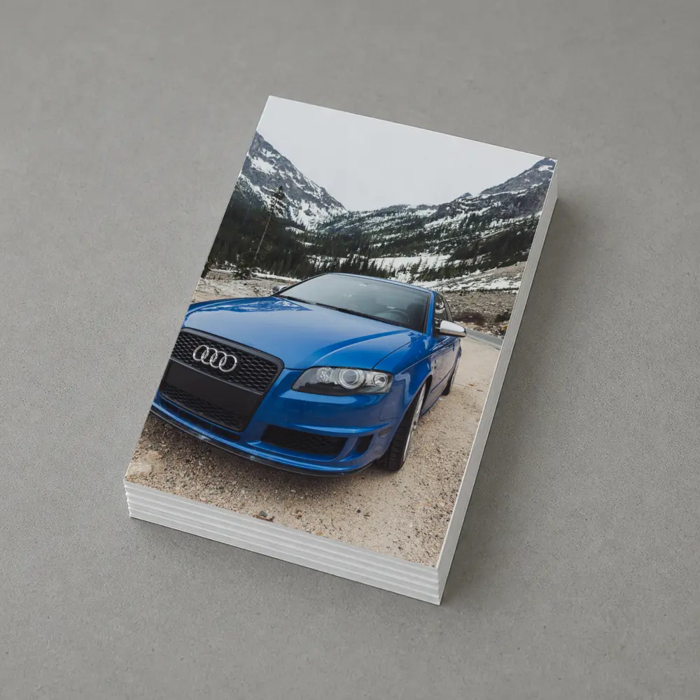 Audi RS4 Blue Mountain Road Setting – Postcards