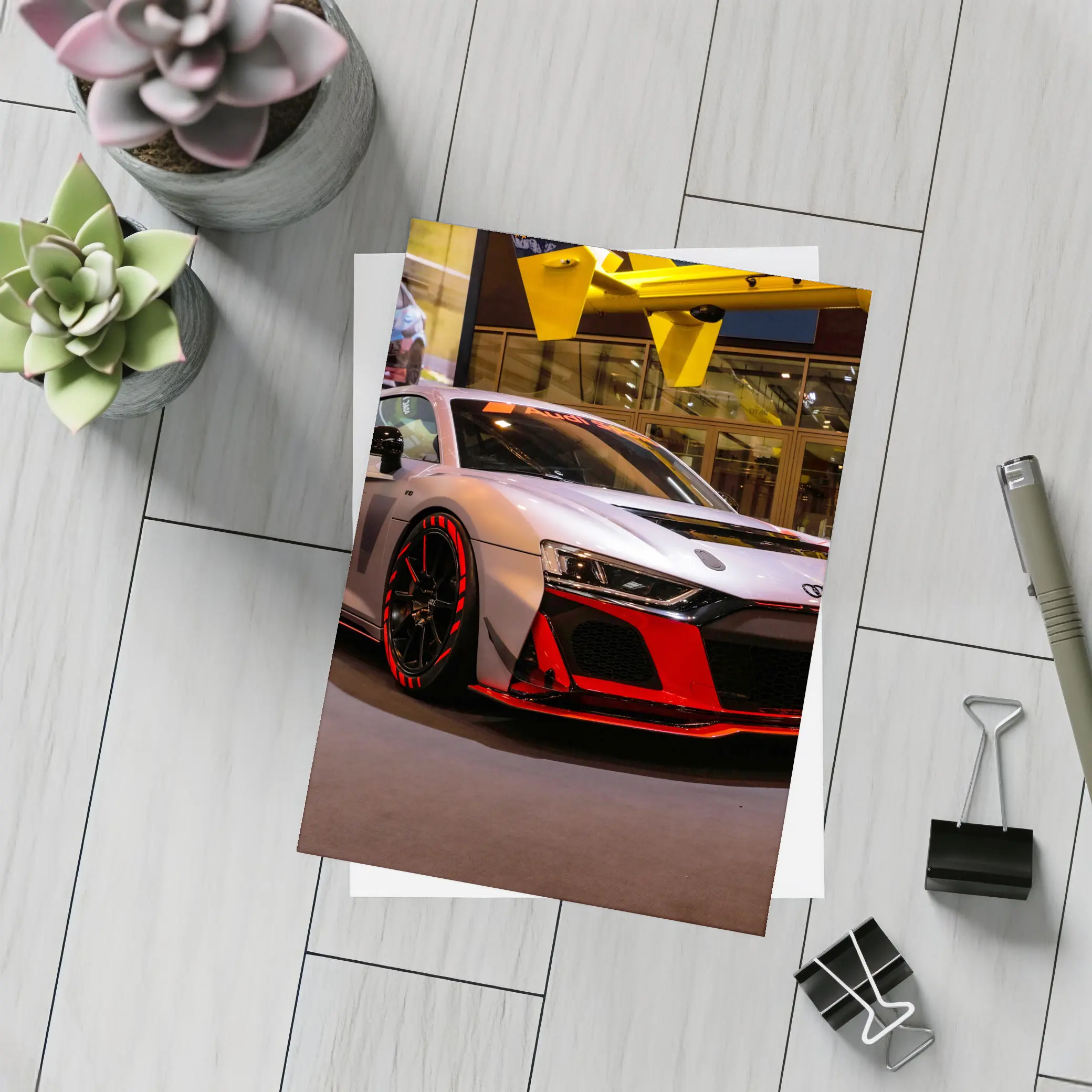 Audi R8 GT3 Race Car Indoor Display – Postcards