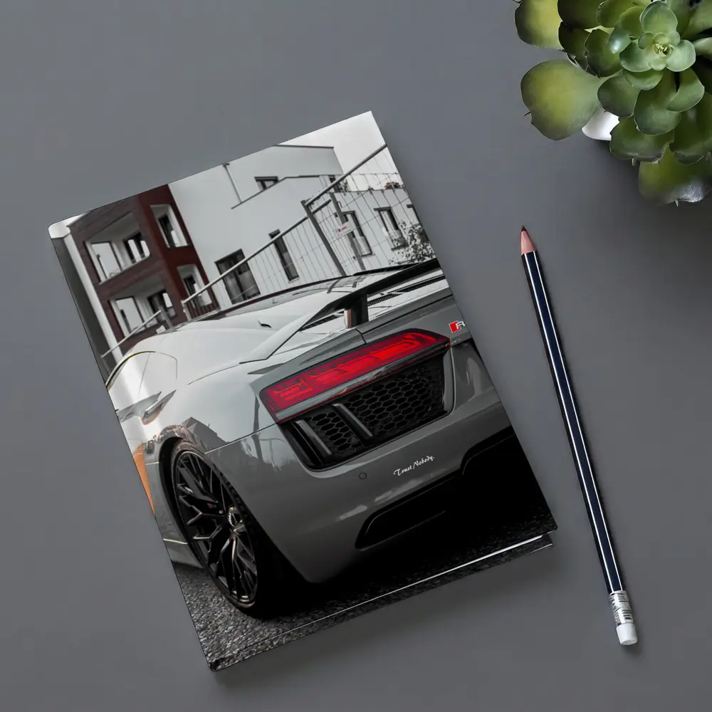 Audi R8 Gray Supercar Urban Street – Notebooks