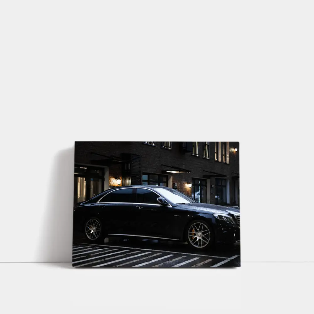 Mercedes AMG S Class Rainy City Street – Wall Art