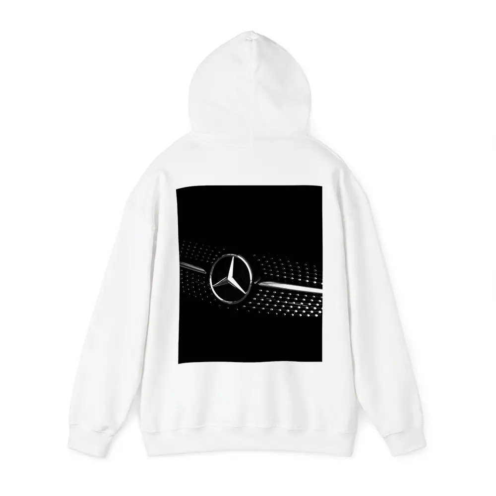 Mercedes Star Grille Black Background Art – Hoodies