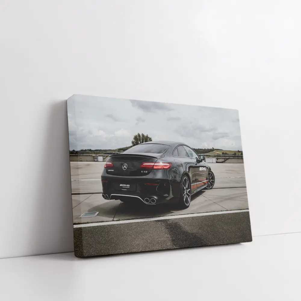 Mercedes AMG E53 Black Coupe Track – Wall Art