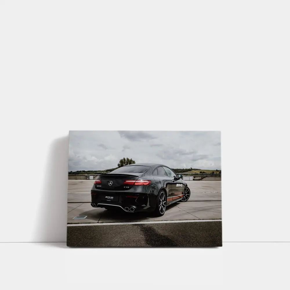 Mercedes AMG E53 Black Coupe Track – Wall Art