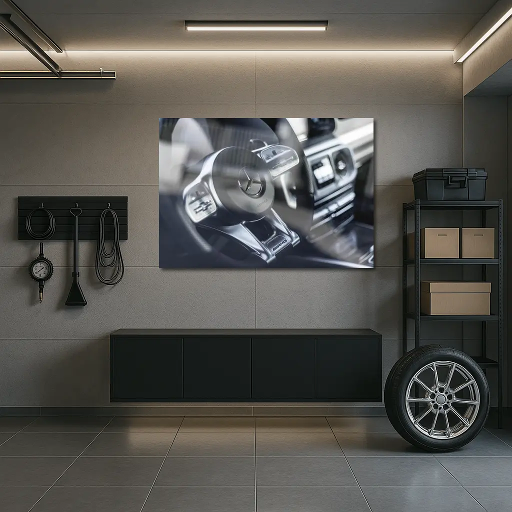 Mercedes AMG G Class Interior Cockpit Detail – Wall Art