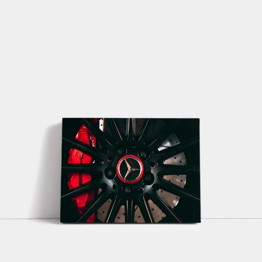 Mercedes AMG Black Wheel Red Brakes – Wall Art