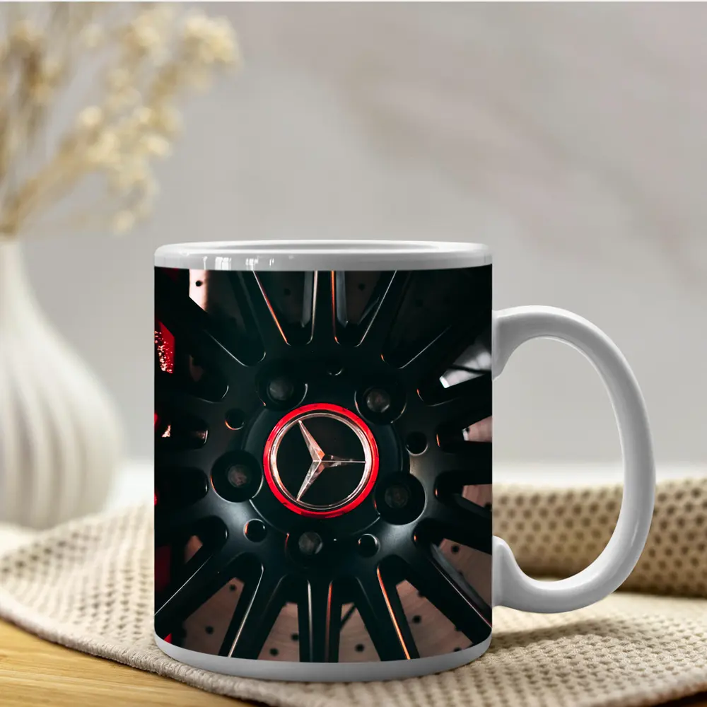 Mercedes AMG Black Wheel Red Brakes – Mugs