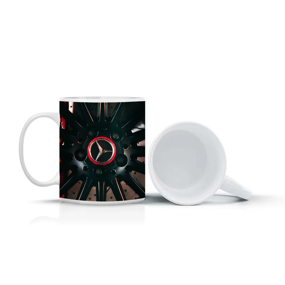 Mercedes AMG Black Wheel Red Brakes – Mugs