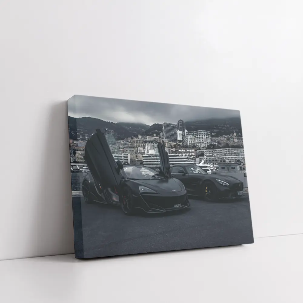 McLaren Mercedes AMG GT Monaco Harbor – Wall Art
