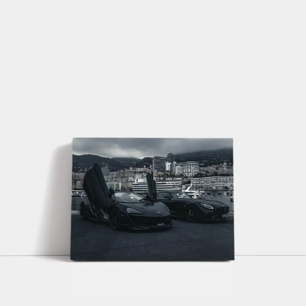 McLaren Mercedes AMG GT Monaco Harbor – Wall Art