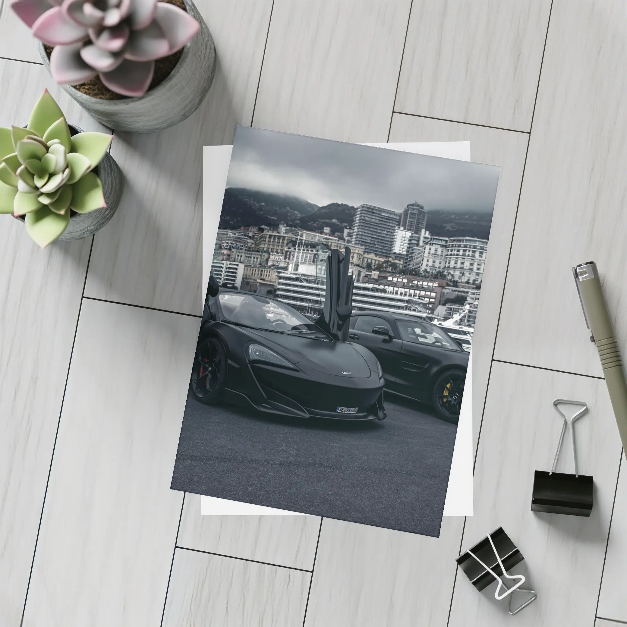 McLaren Mercedes AMG GT Monaco Harbor – Postcards