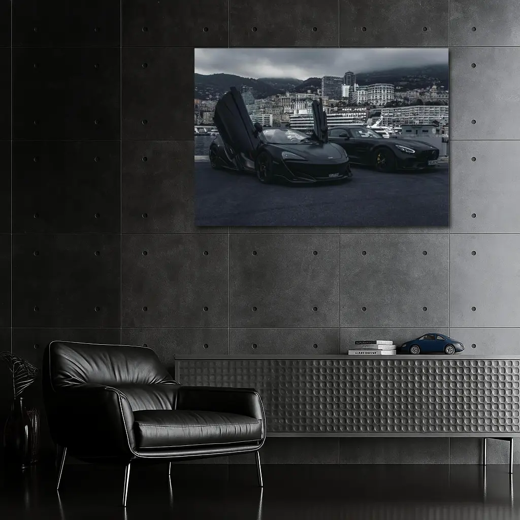 McLaren Mercedes AMG GT Monaco Harbor – Wall Art