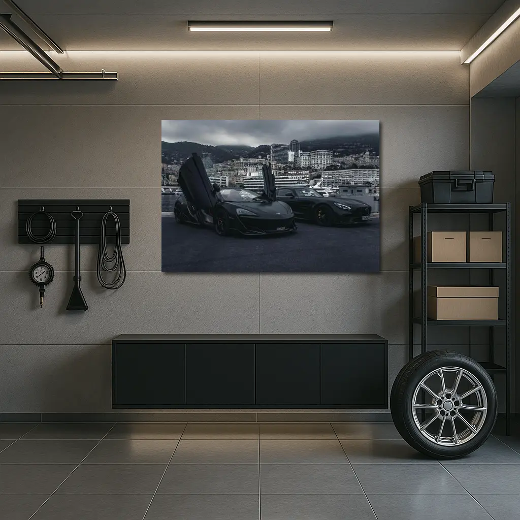McLaren Mercedes AMG GT Monaco Harbor – Wall Art