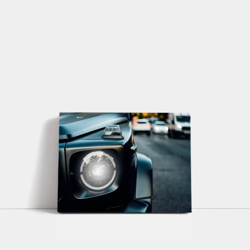 Mercedes G Class Black Headlight Street – Wall Art