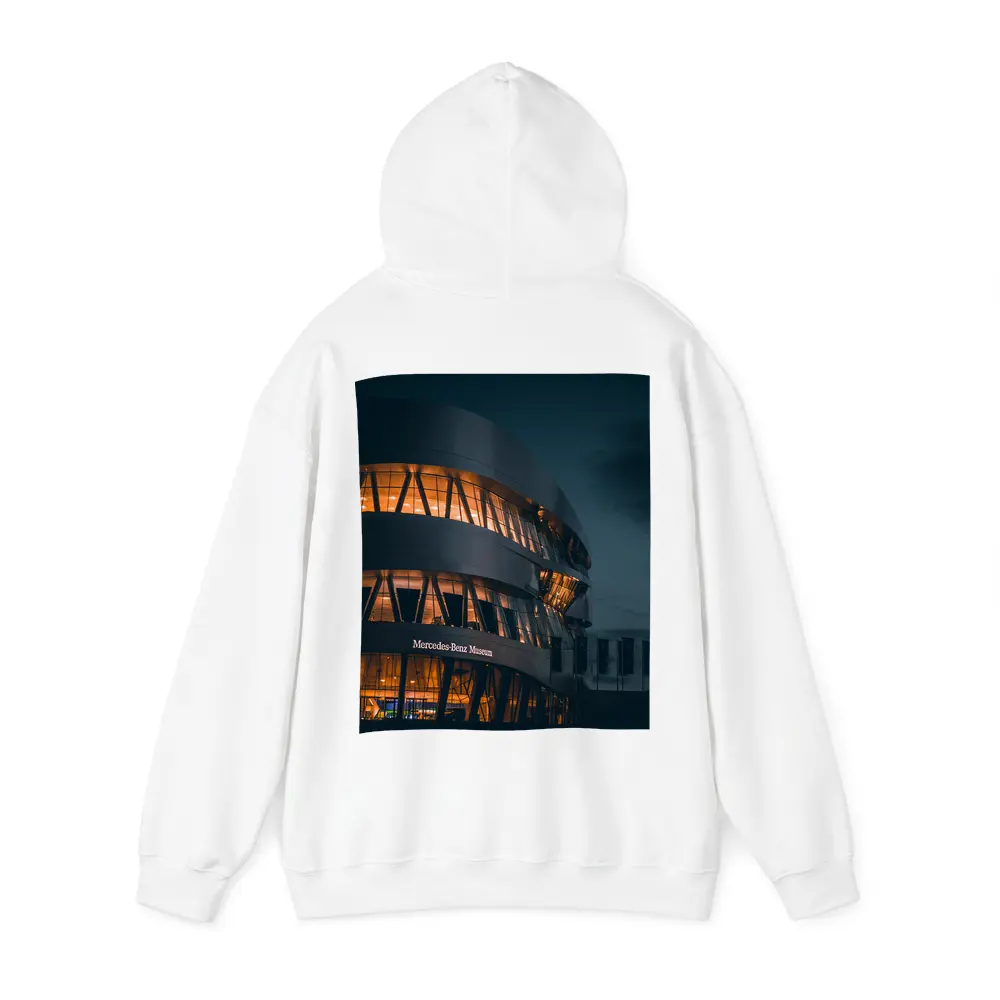Mercedes Benz Museum Night Architecture Dark Sky – Hoodies