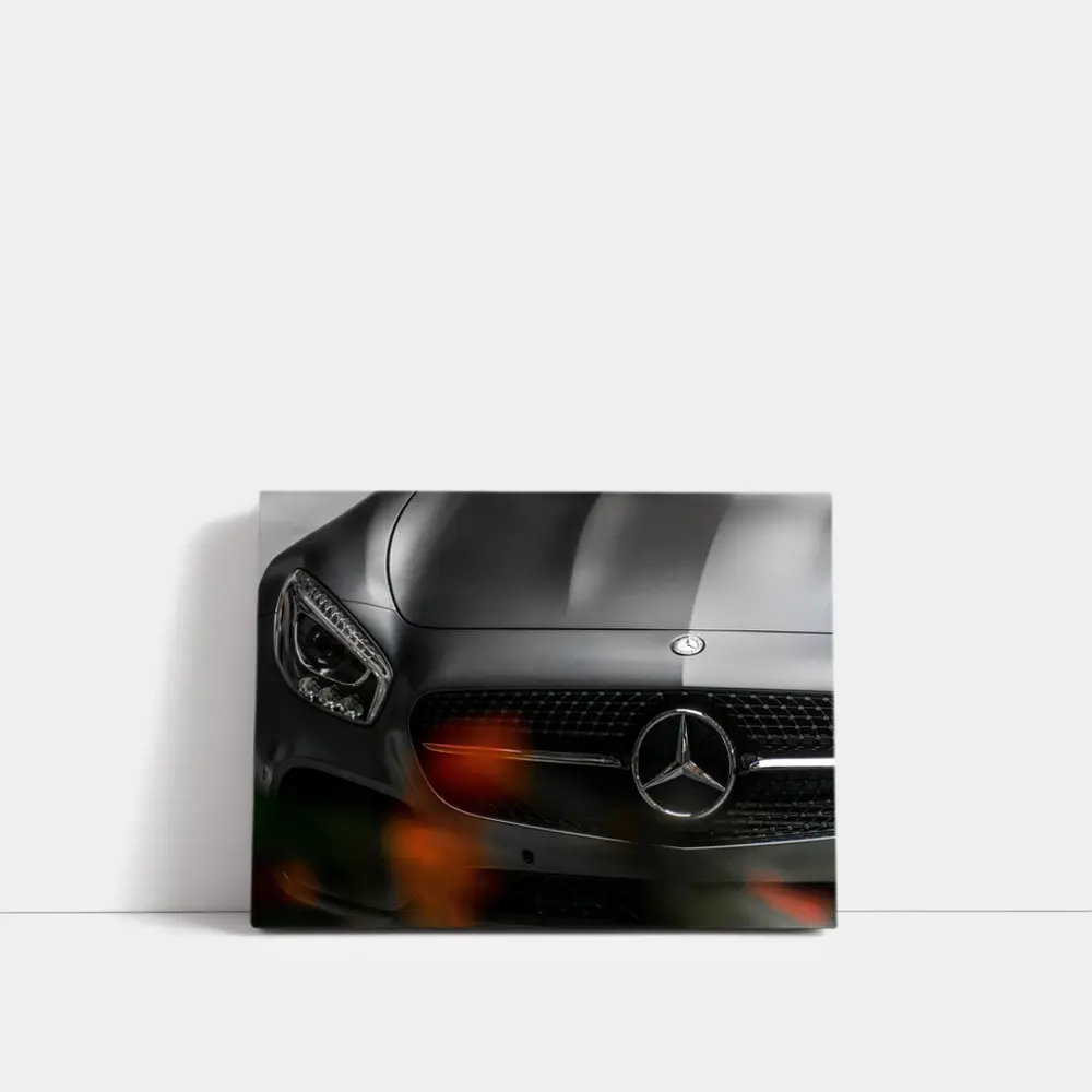 Mercedes AMG GT Dark Front Grille Close – Wall Art