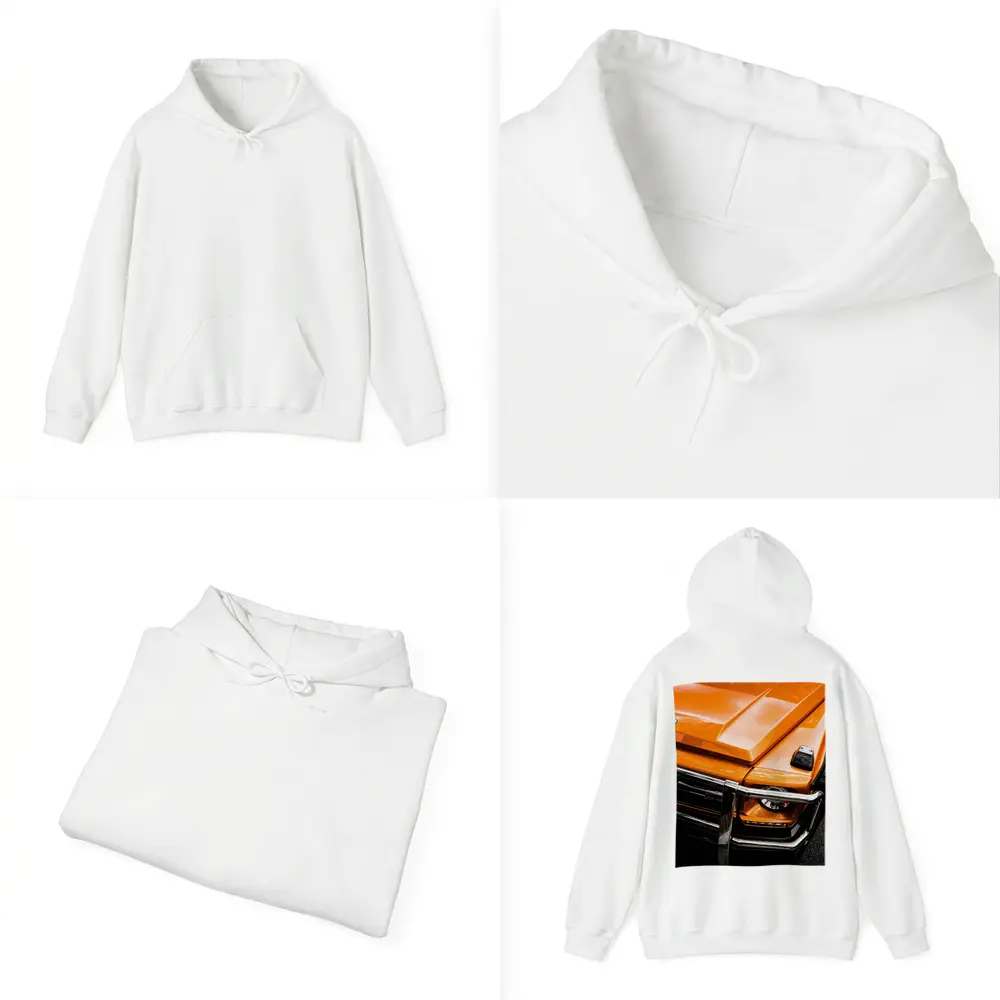 Mercedes G Class Orange Front Close Up – Hoodies