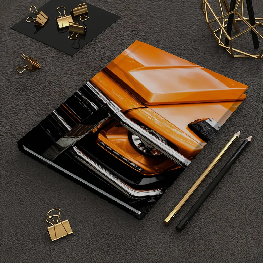 Mercedes G Class Orange Front Close Up – Notebooks