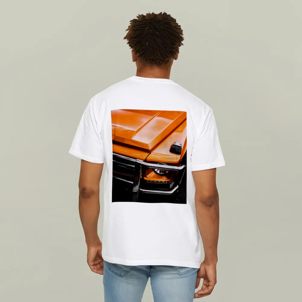 Mercedes G Class Orange Front Close Up – T-Shirts