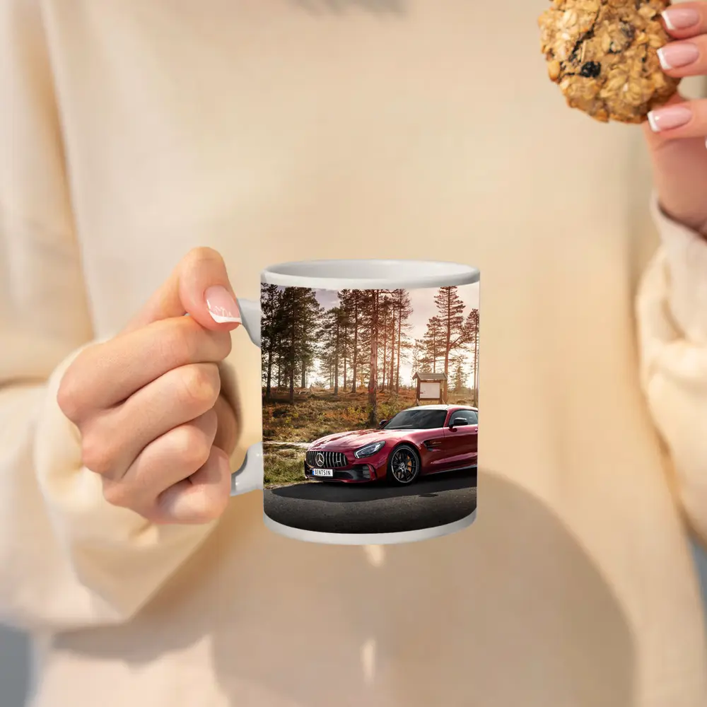 Mercedes AMG GT Red Forest Road – Mugs