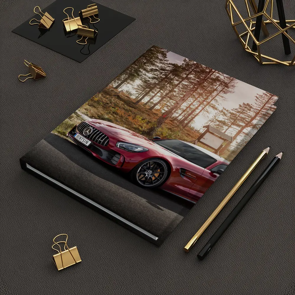 Mercedes AMG GT Red Forest Road – Notebooks