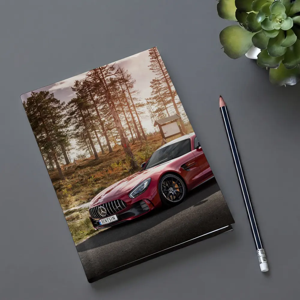 Mercedes AMG GT Red Forest Road – Notebooks