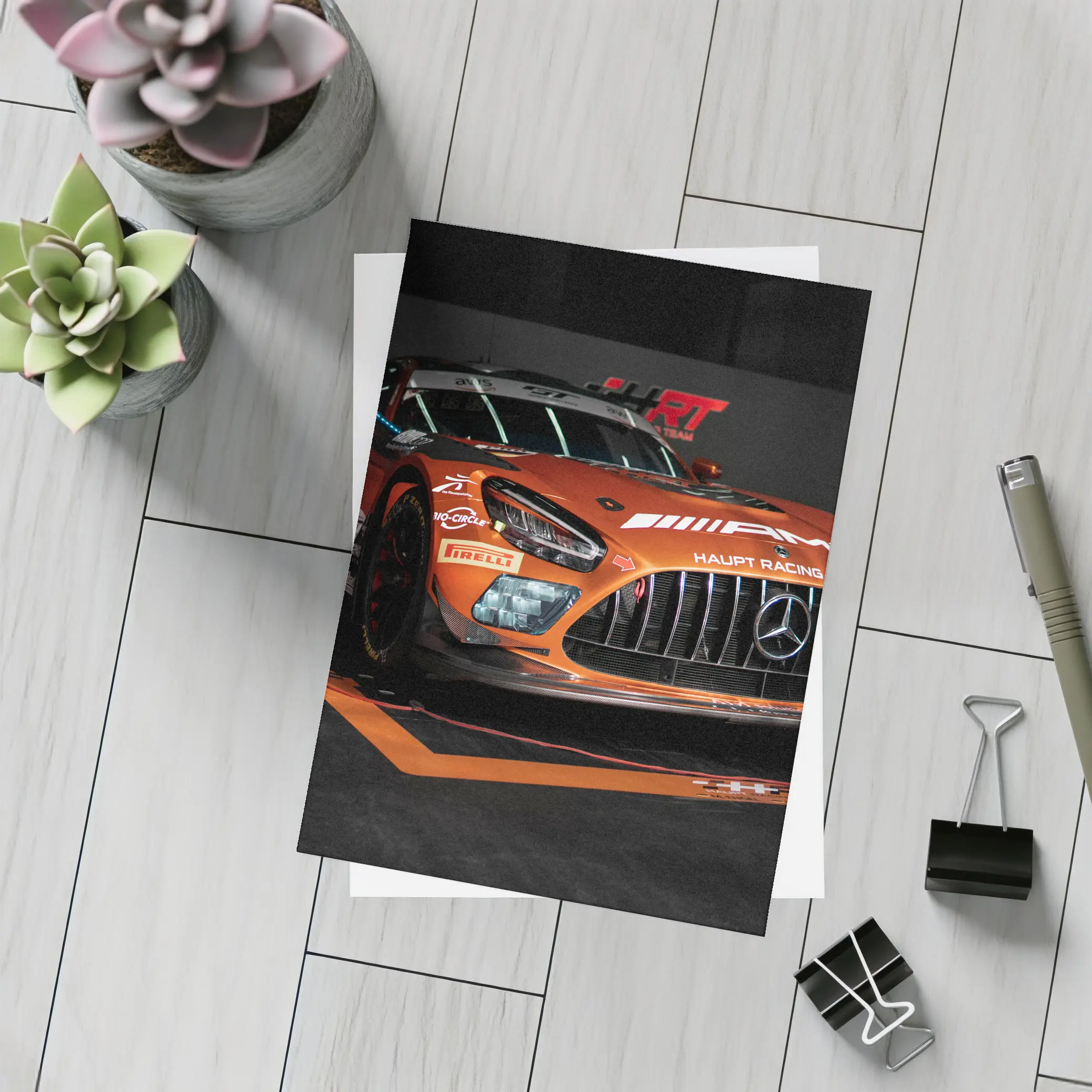 Mercedes AMG GT Race Car Dark Pit – Postcards