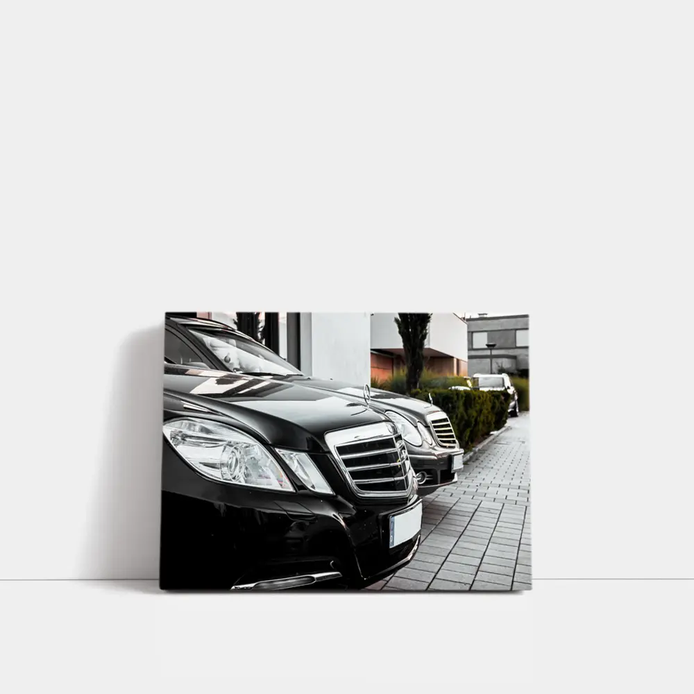 Black Mercedes E Class Fleet Street – Wall Art