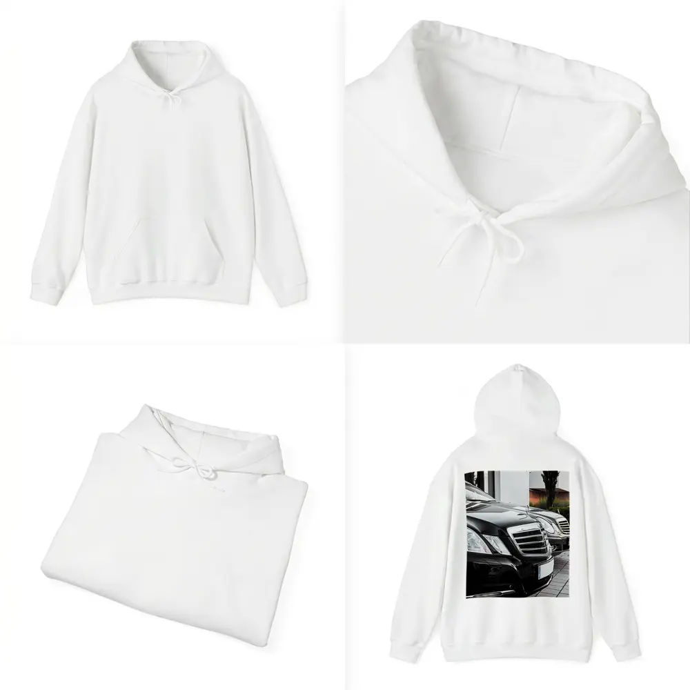 Black Mercedes E Class Fleet Street – Hoodies