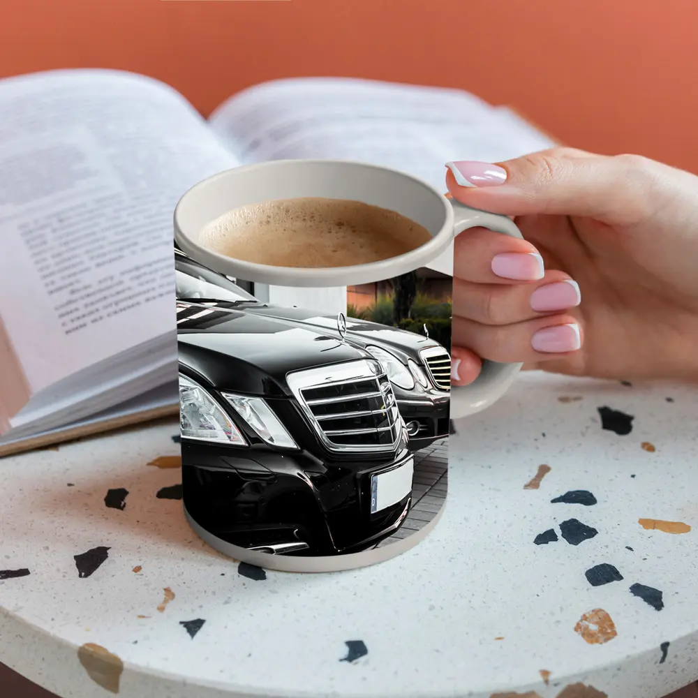 Black Mercedes E Class Fleet Street – Mugs