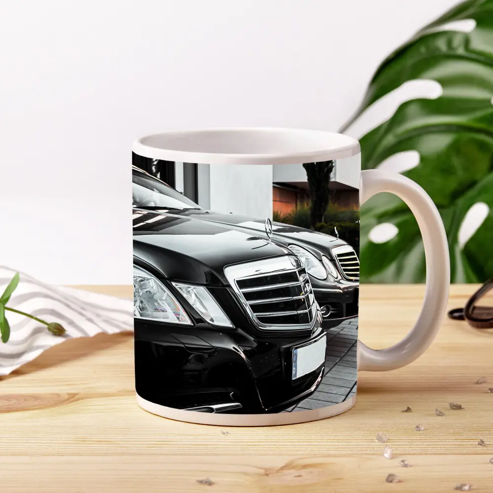Black Mercedes E Class Fleet Street – Mugs