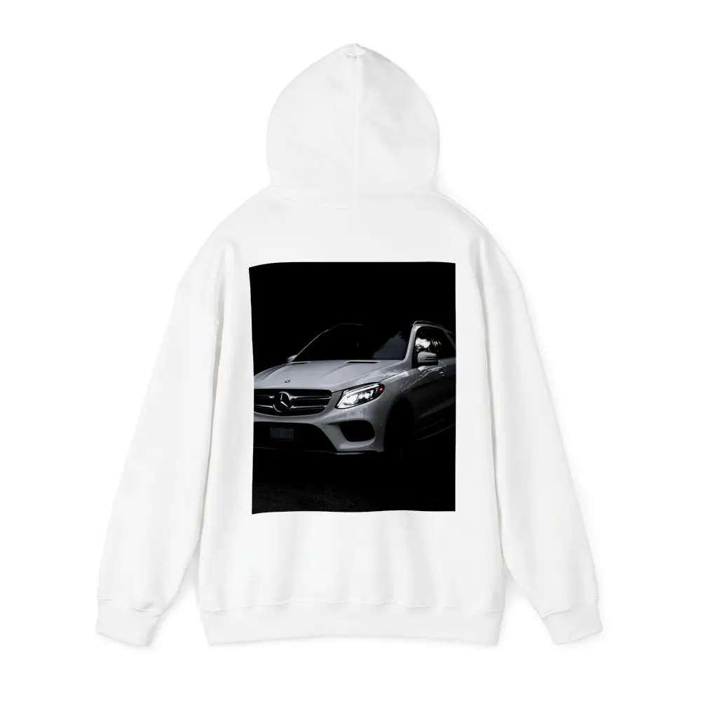 Mercedes GLE Class Silver Dark Background – Hoodies