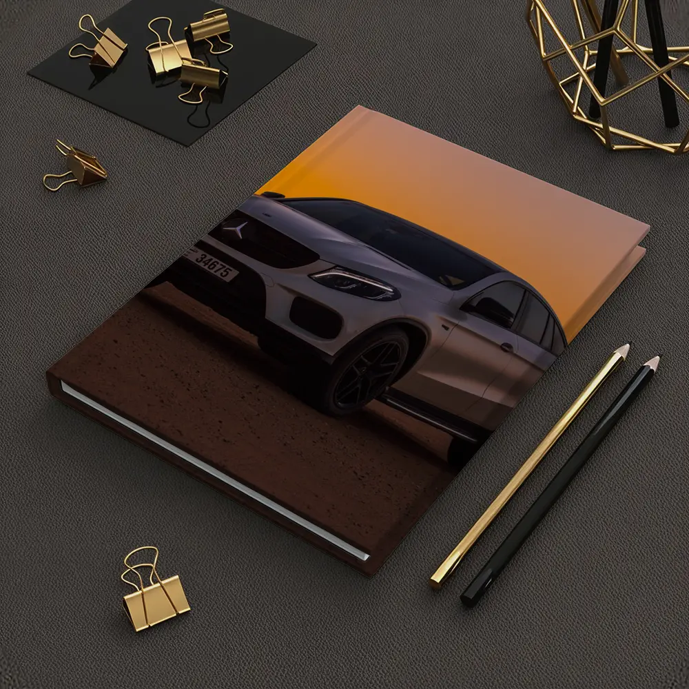 Mercedes GLE Coupe Desert Sunset Scene – Notebooks