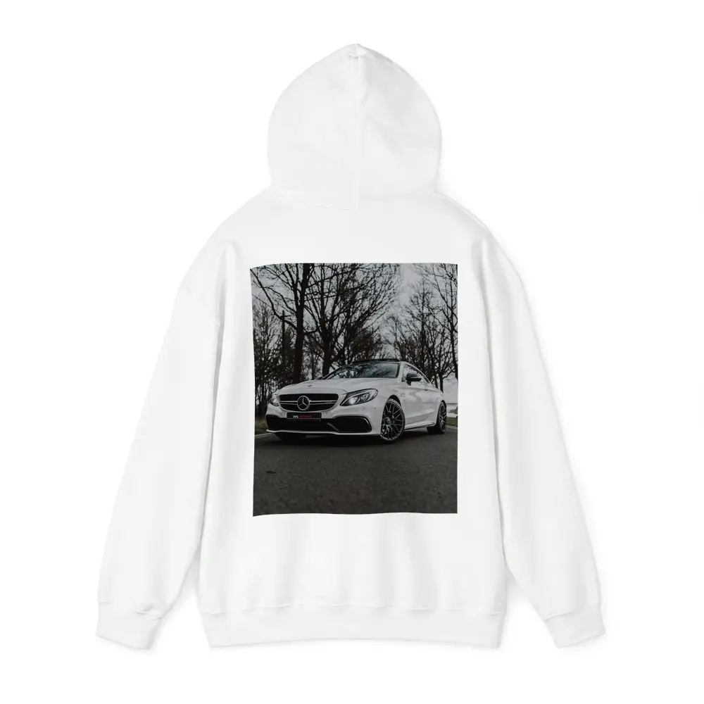 Mercedes AMG C63 White Road Trees – Hoodies