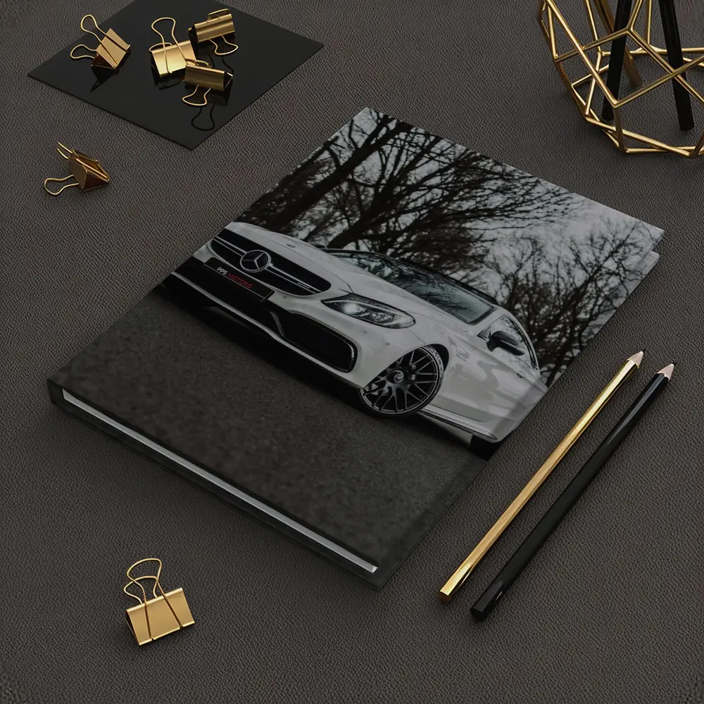 Mercedes AMG C63 White Road Trees – Notebooks
