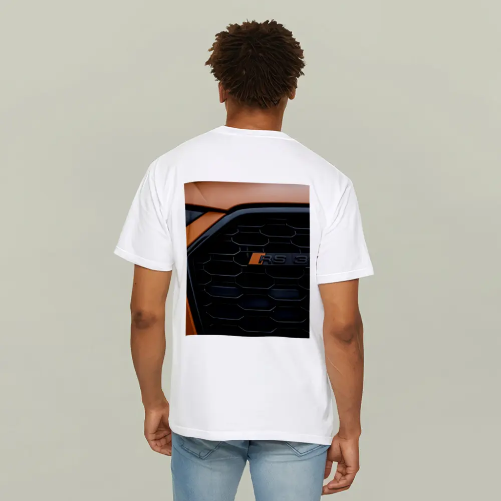 Audi RS3 Black Grille Close Up Orange – T-Shirts
