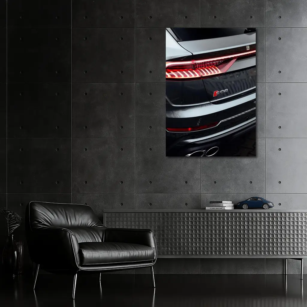 Audi SQ8 Rear Tail Light Close Up – Wall Art