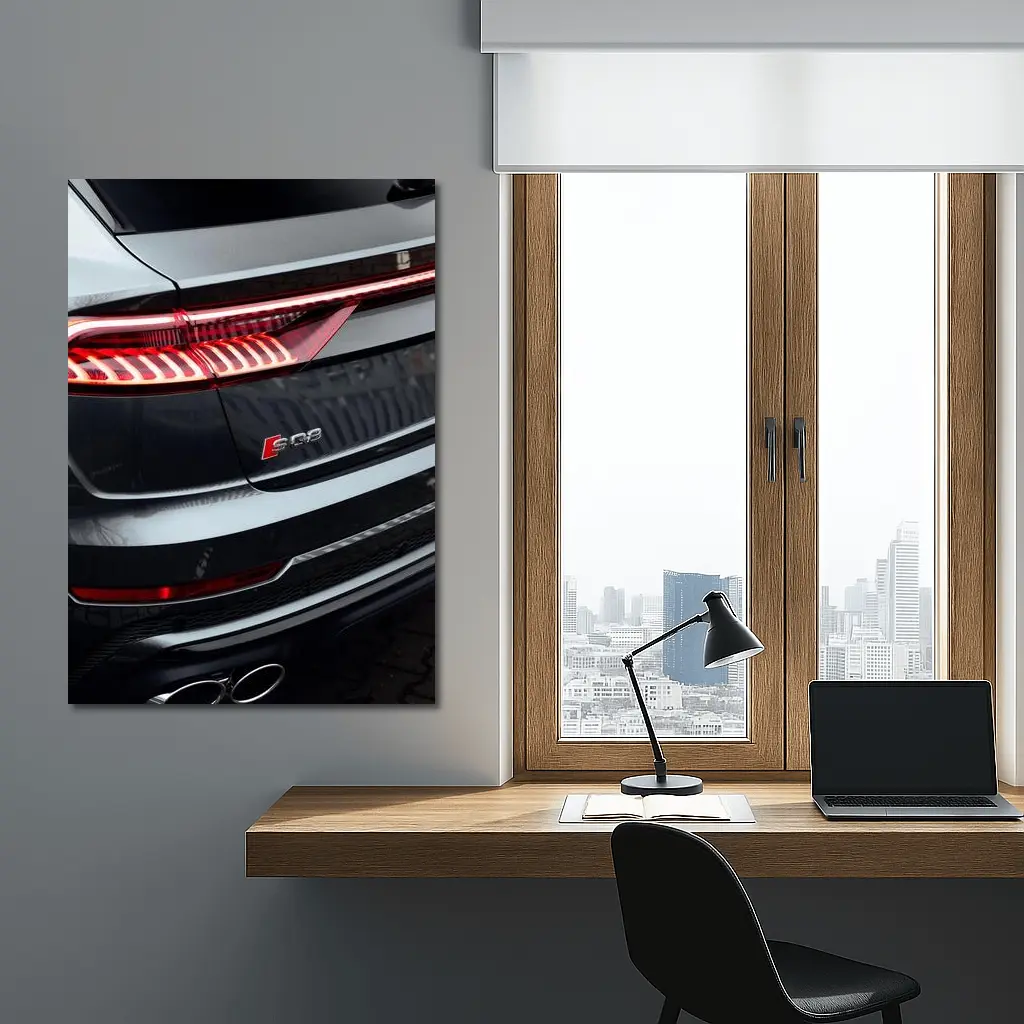 Audi SQ8 Rear Tail Light Close Up – Wall Art