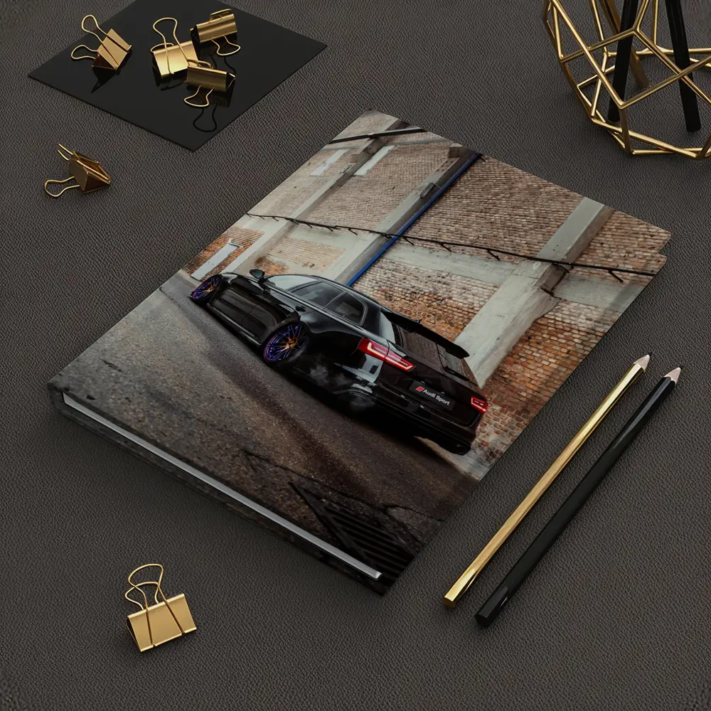 Audi RS6 Black Wagon Urban Street Scene – Notebooks