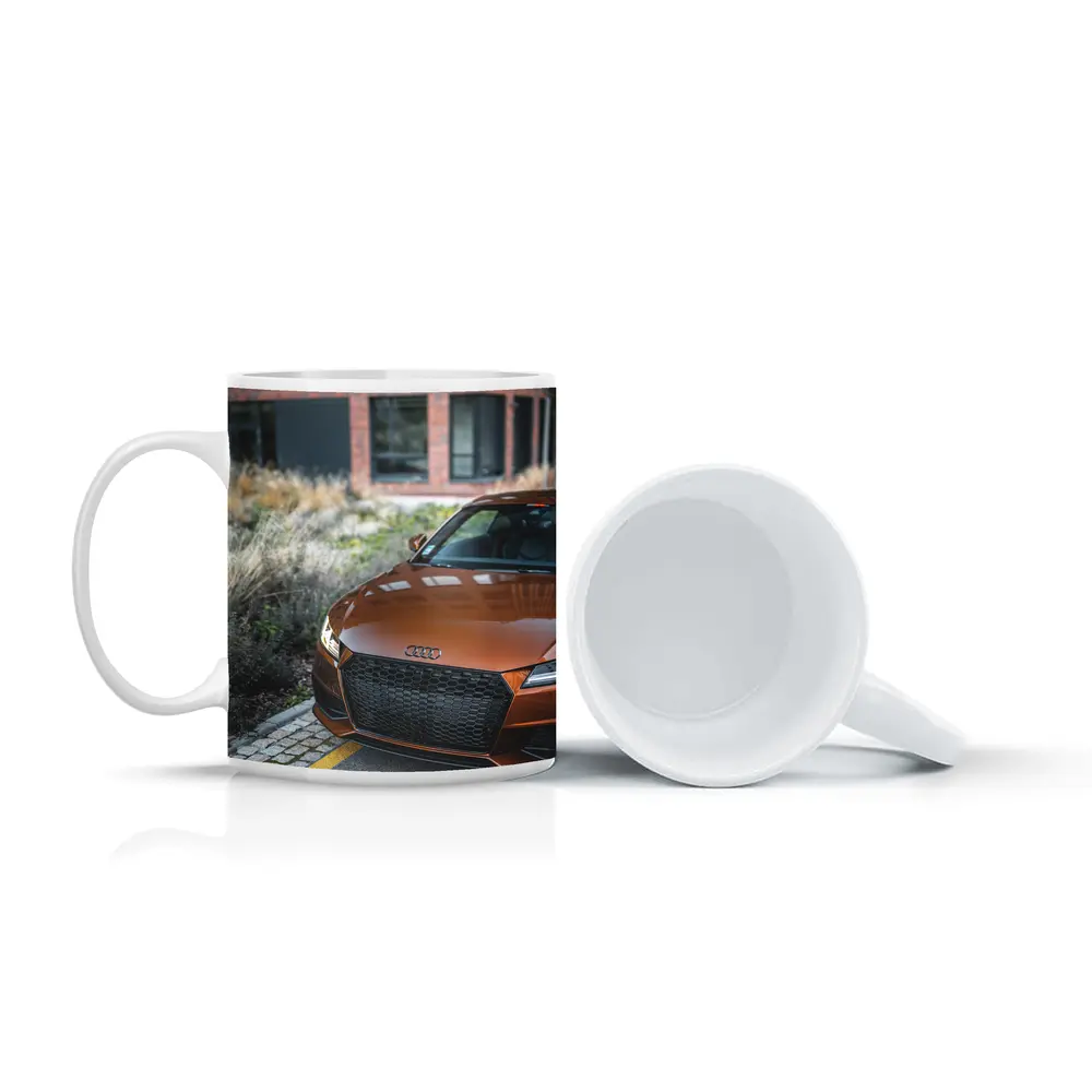 Audi TT Bronze Front Urban Setting – Mugs