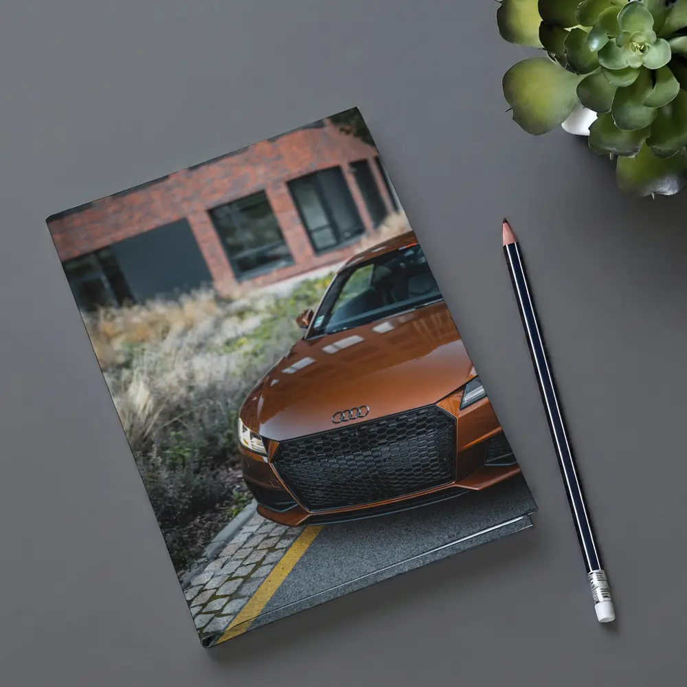 Audi TT Bronze Front Urban Setting – Notebooks