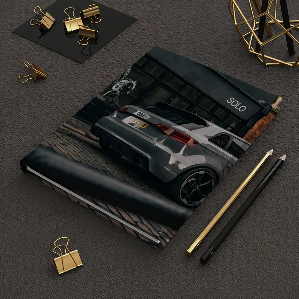 Audi RS3 Gray Rear Street Scene – Notebooks