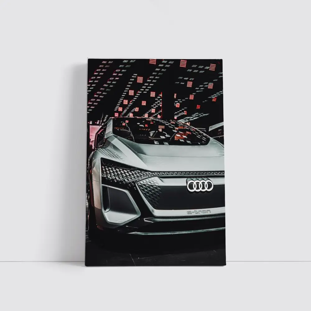 Audi E-Tron Concept Car Dark Exhibition – Wall Art