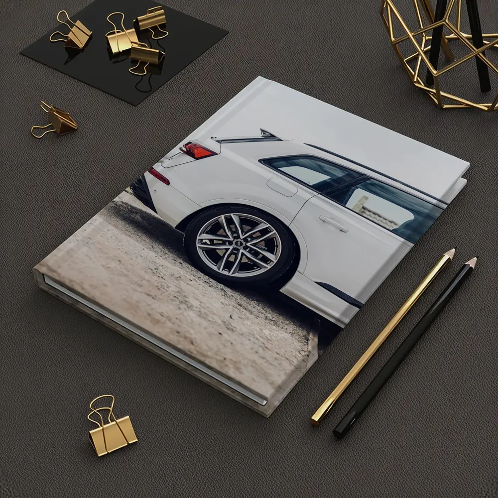 Audi Q7 White SUV Rear Side View – Notebooks
