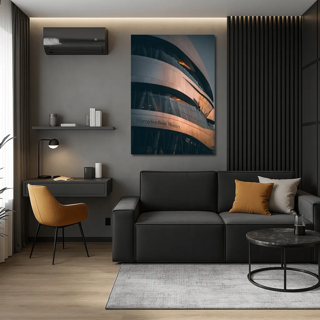 Mercedes Benz Museum Stuttgart Curved Architecture – Wall Art